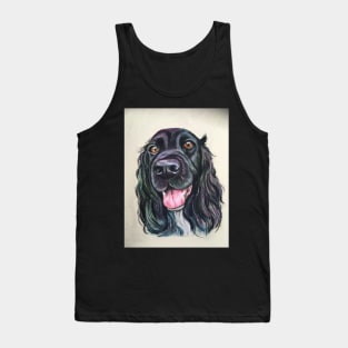 Black Cocker Spaniel Tank Top